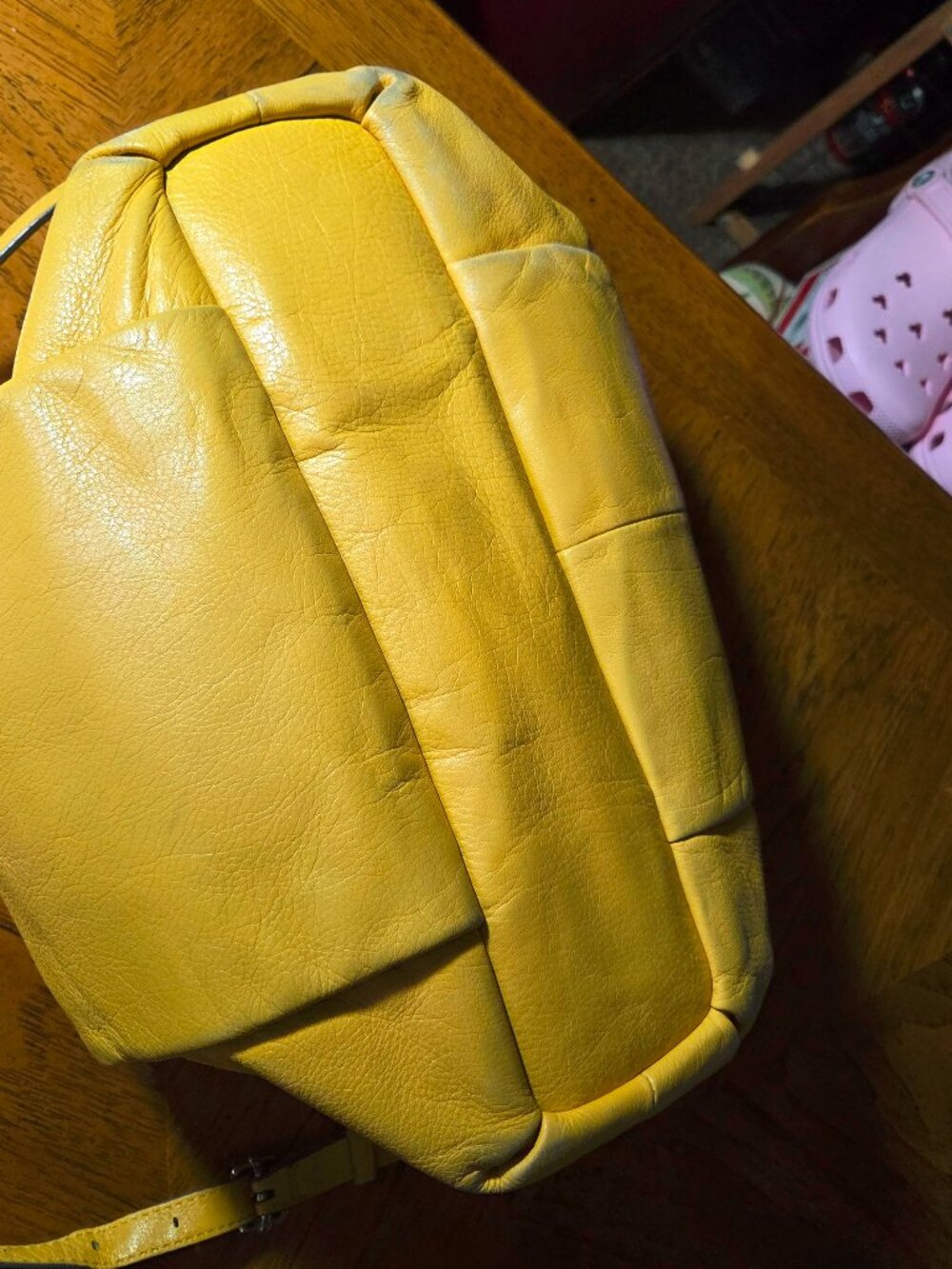 Yellow Coach Crossbody Hobo Bag - Picture 11 of 11